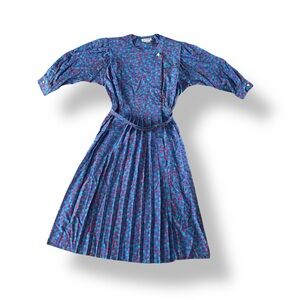 [Schrader Sport] VTG Geometric Patterned Dress 80s 70s